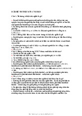 Đề cương môn Chủ nghĩa xã hội khoa học- Trường Đại học bách khoa - Đại học đà nẵng.