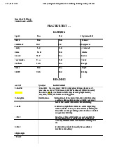 Weekly Assignment Template Task 3 - Listening, Reading, Writing môn English Studies| Trường Đại học Thăng Long