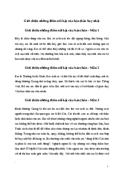 Văn mẫu Giới thiệu những điểm nổi bật của bản thân (3 mẫu) | Kết nối tri thức