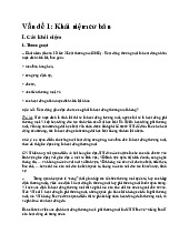 Chương 1 Khái Niệm Cơ Bản | Môn Luật thương mại quốc tế - Trường Đại học Luật Hà Nội