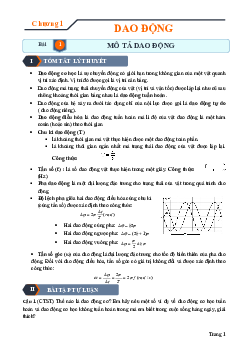 Bài tập Vật lí 11 sách Kết nối tri thức với cuộc sống
