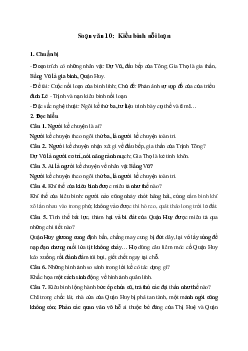 Soạn bài Kiêu binh nổi loạn - Cánh diều 10