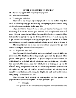 Tài liệu đọc Chủ đề 2 | Đại học sư phạm Hà nội