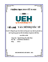 tiểu luận tài chính quốc tế chủ đề 2 đứng trên góc độ mô hình cân bằng danh mục đầu tư