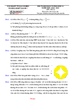 Đề tham khảo tuyển sinh 10 năm 2023-2024 môn toán Phòng GD Quận 7 mã đề Quận 7-1 (có đáp án và lời giải chi tiết)