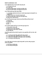 Kiểm tra điều kiện môn Kinh tế vi mô 1 | Học viện Tài chính