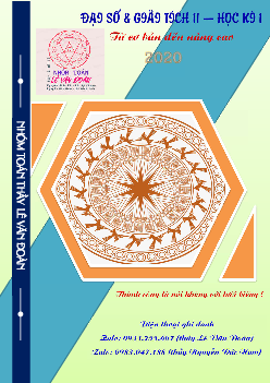 Đề cương học kì 1 Đại số và Giải tích 11 – Lê Văn Đoàn