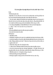 Kỹ năng làm bài nghị luận về một ý kiến bàn về văn học | Đại học Sư Phạm Hà Nội