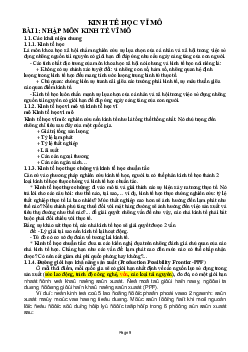 KINH TẾ HỌC VĨ MÔ | Kinh Tế học đại cương | Đại học Khoa học Xã hội và Nhân văn, Đại học Quốc gia Thành phố HCM
