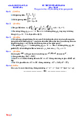 Đề Thi Tuyển Sinh 10 Môn Toán Sở GD Hải Dương 2025-2026 Có Lời Giải