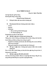 Luật Thương Mại: Tóm Tắt Kiến Thức Cơ Bản và Hợp Đồng | Pháp Luật Đại Cương | Trường Đại học Hà Nội