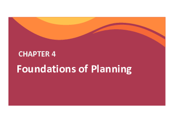 Chapter4: Foundations of planning