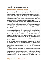 Hòa vốn (BREAK EVEN) là gì ?