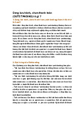 Đang lưu hành, chưa thanh toán (OUTSTANDING) là gì ?