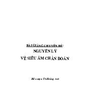 Bài giảng chuyên đề: Nguyên lý về siêu âm chẩn đoán | Đại học Y dược Cần Thơ