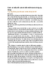 Cách vẽ biểu đồ cột chi tiết nhất kèm bài tập áp dụng