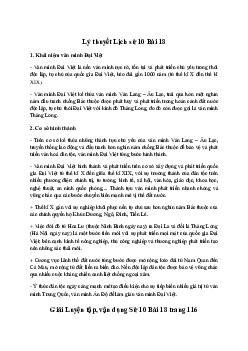 Lịch sử 10 Bài 18: Văn minh Đại Việt sách Chân Trời Sáng Tạo