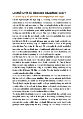 Lợi thế tuyệt đối (absolute advantage) là gì ?