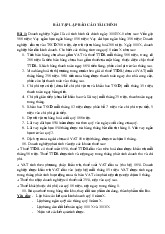 Tổng hợp Bài tập Lập báo cáo tài chính | Học viện Chính sách và Phát triển