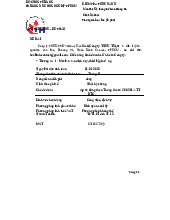 Đề kiểm tra thực hành môn Hệ thống Thông tin trong Kế toán| Trường Đại học Công nghiệp Thành phố Hồ Chí Minh