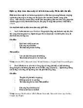 Dịch vụ điện toán đám mây và ảo hóa đám mây môn Điện toán đám mây  | Trường đại học kinh doanh và công nghệ Hà Nội