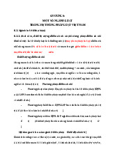 Pháp luật đại cương Chương 6 | Học viện Hành chính Quốc gia