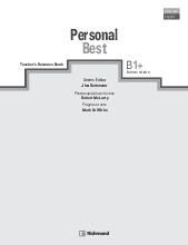Personal Best (B1+) Inter - Teacher's Resources Book