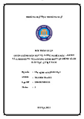 Cương Lĩnh Dân Tộc Mác-Lenin & Ảnh Hưởng Chính Sách | Bài thảo luận Chủ nghĩa xã hội khoa học