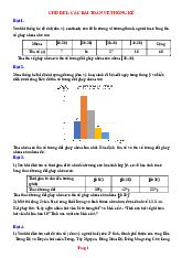 Các Dạng Bài Toán Về Thống Kê Ôn Thi Vào 10 Giải Chi Tiết