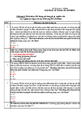 Ngân hàng câu hỏi trắc nghiệm môn TT HCM / Trường Đại học Kinh tế - Tài chính thành phố Hồ Chí Minh