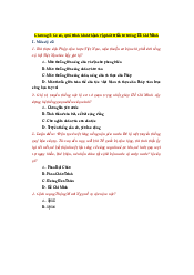 Trắc nghiệm chương 1- Tư tưởng Hồ Chí Minh| Đại học Kinh Tế Quốc Dân