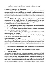 Chương I: Địa lý tự nhiên và nguyên nhân hình thành vũ trụ | Môn Cơ sở khoa học tự nhiên xã hội - Đại học Sư phạm Hà Nội 2
