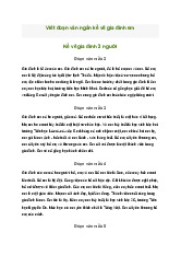 Viết đoạn văn ngắn kể về gia đình em (52 mẫu) | Tập làm văn Lớp 2