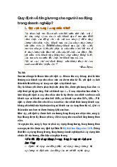 Quy định về tăng lương cho người lao động trong doanh nghiệp?