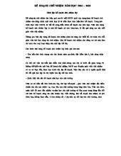 Kế Hoạch Chủ Nhiệm Lớp Năm Học 2024 - 2025