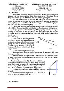 Bộ đề thi học sinh giỏi vật lý 10 (có đáp án)