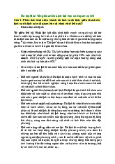 Ôn tập Môn Tổng quan du lịch | Đại học Thủ đô Hà Nội