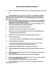 Câu hỏi ôn thi trắc nghiệm Quản trị Marketing | Đại học Mở Thành phố Hồ Chí Minh