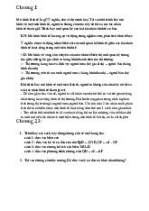 Bài tập tổng hợp môn Kinh tế vi mô 1 | Học viện Tài chính