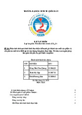 Phân tích khái quát tình hình thực hiện kế hoạch giá thành sản xuất sản phẩm và chi phí sản xuất trên 1000đ giá trị sản lượng hàng hóa thực hiện. Từ đó đưa ra các giảipháp làm giảm chi phí, hạ giá thành sản phẩm | Bài tập nhóm môn Phân tích kinh doanh