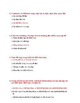 Câu hỏi về máy tính | Công nghệ phần mềm | Học viện Nông nghiệp Việt Nam