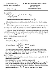 Đề chọn học sinh giỏi Toán 11 năm 2025 – 2026 trường THPT Phú Xuyên B – Hà Nội