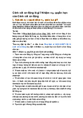 Cảnh sát cơ động là gì? Nhiệm vụ, quyền hạn của Cảnh sát cơ động