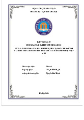 Ảnh hưởng của nhân viên doanh nghiệp dệt may đến sự đổi mới thiết kế sản phẩm thời trang | Bài thảo luận Phương pháp nghiên cứu khoa học