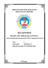 Đại hội đại biểu toàn quốc lần thứ VII của Đảng Cộng Sản Việt Nam | Bài tập nhóm môn Lịch sử đảng cộng sản Việt Nam