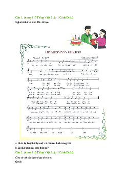 Giải SGK môn Tiếng việt 2 - Bài 14: Con nuôi (4) | Cánh Diều