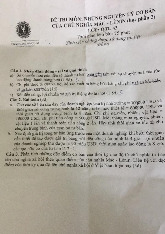 Đề thi cuối kỳ học phần Những nguyên lý cơ bản của chủ nghĩa Mác - Lênin năm 2024 - 2025 | Đại học Luật Thành phố Hồ Chí Minh