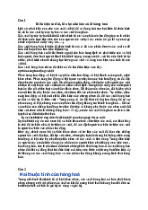 Điều kiện và thuộc tính của sản xuất hàng hóa | Môn Kinh tế chính trị - Đại học Mỹ thuật Công nghiệp