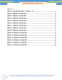 Top 15 đề thi HSG cấp huyện Toán 7 có lời giải chi tiết