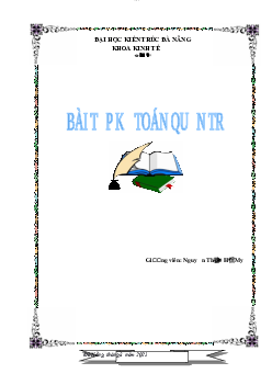 Đề cương ôn tập kế toán quản trị cơ bản